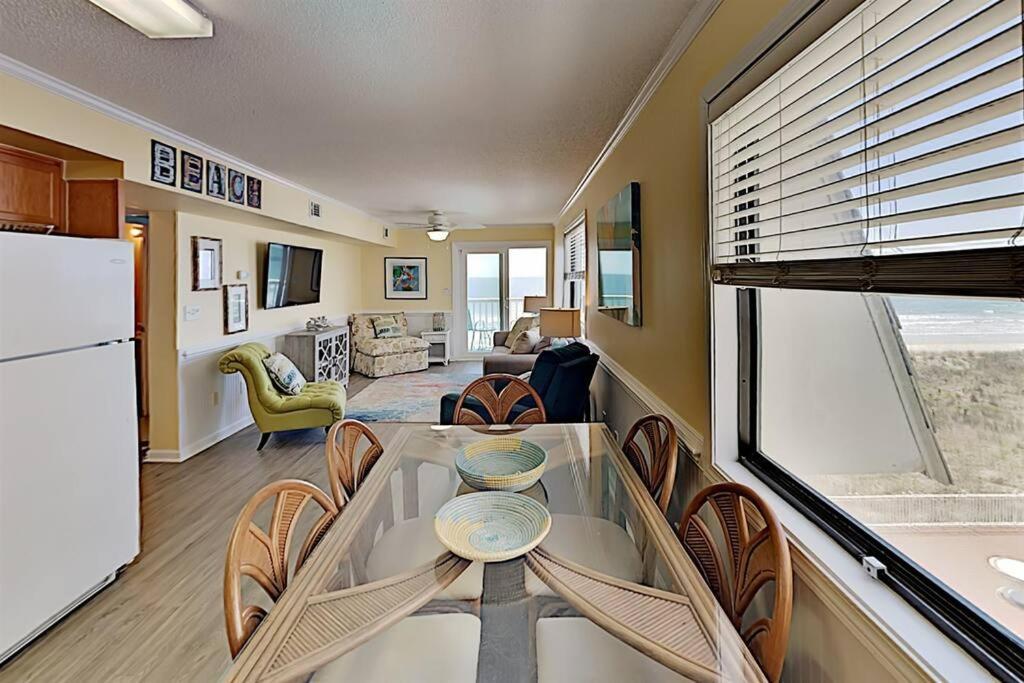 *2Br Oceanfront Retreat*King Ensuite*Pool*Nmb Cherry Grove*Pc4 Myrtle Beach Bagian luar foto