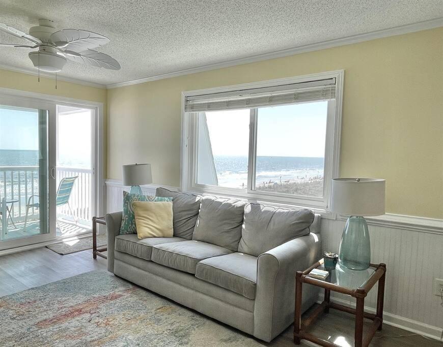 *2Br Oceanfront Retreat*King Ensuite*Pool*Nmb Cherry Grove*Pc4 Myrtle Beach Bagian luar foto