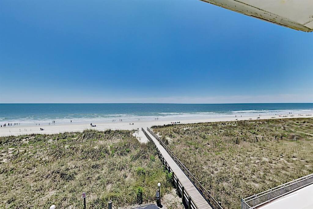 *2Br Oceanfront Retreat*King Ensuite*Pool*Nmb Cherry Grove*Pc4 Myrtle Beach Bagian luar foto